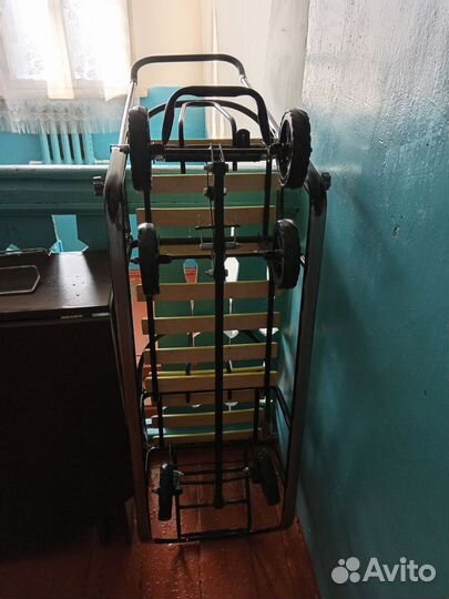 Детские санки на колёсиках для двойни