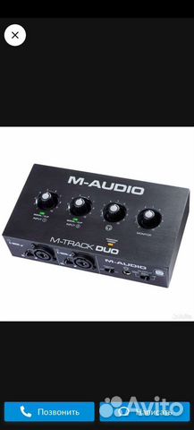 M-Audio M-Track Duo Аудиоинтерфейс звуковые карты объявление продам