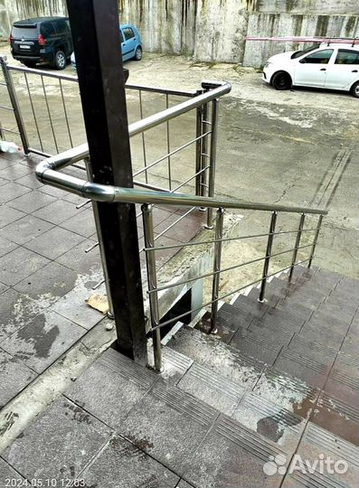 Перила для лестниц из нержавеющей стали