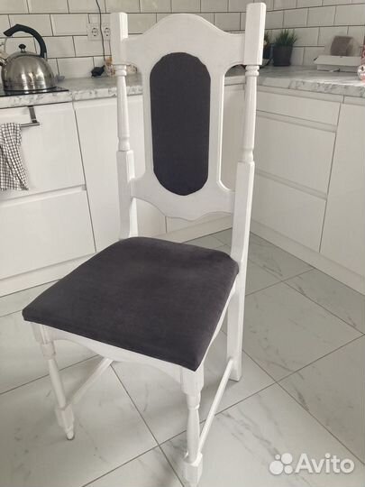 Стулья кухонные деревянные белые
