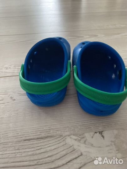 Сабо детские синие 22 23
