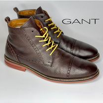 Ботинки Gant, р.42 мужские утепленные коричневые