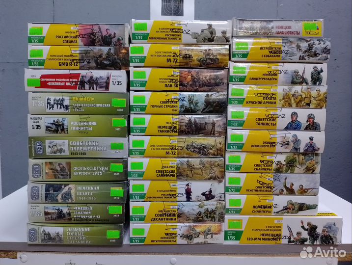 Сборные модели от Звёзды. Солдатики