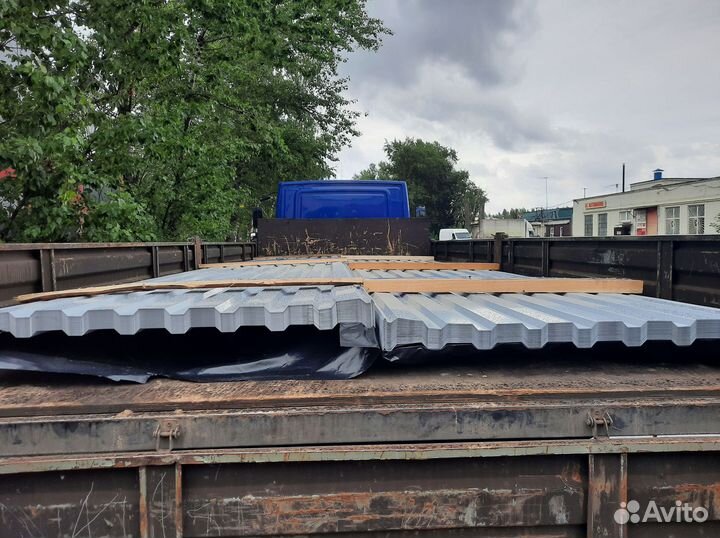 Профнастил 2-хсторонний оцинкованный С-8 0,4х1150