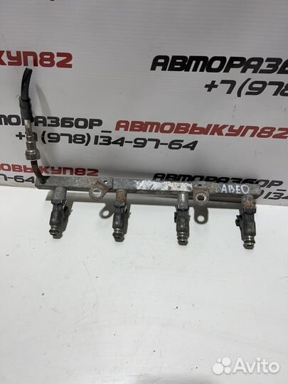 Форсунка топливная рейка рампа Chevrolet Aveo