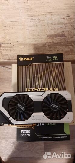 Видеокарта Palit GeForce GTX 1070 Ti jetstream