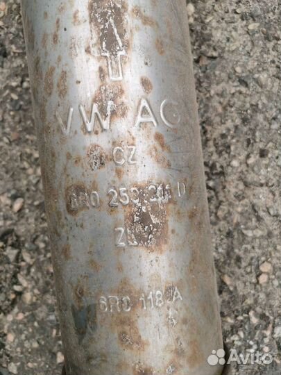 Глушитель Skoda Fabia 2 1.4