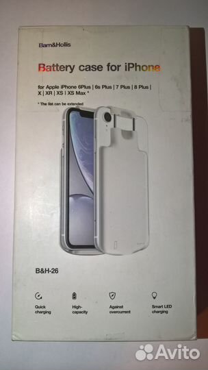 Чехол-аккумулятор Barn&Hollis 4000мАч для iPhone