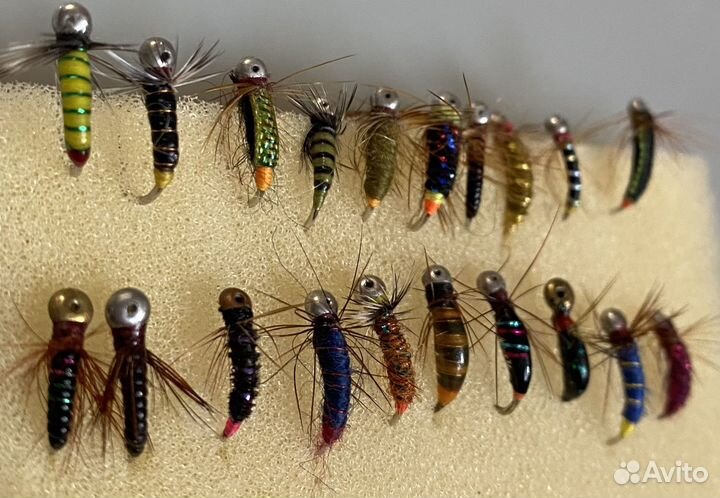 Мухи на хариуса (набор 20 шт)