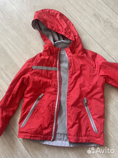 Ветровка на флисе для мальчика 110