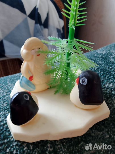 Дед мороз и пингвины, кукла