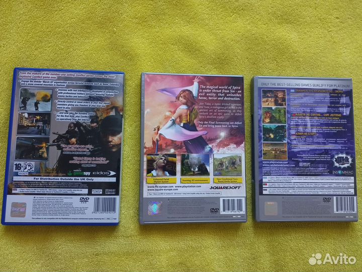 Лицензионные диски playstation2