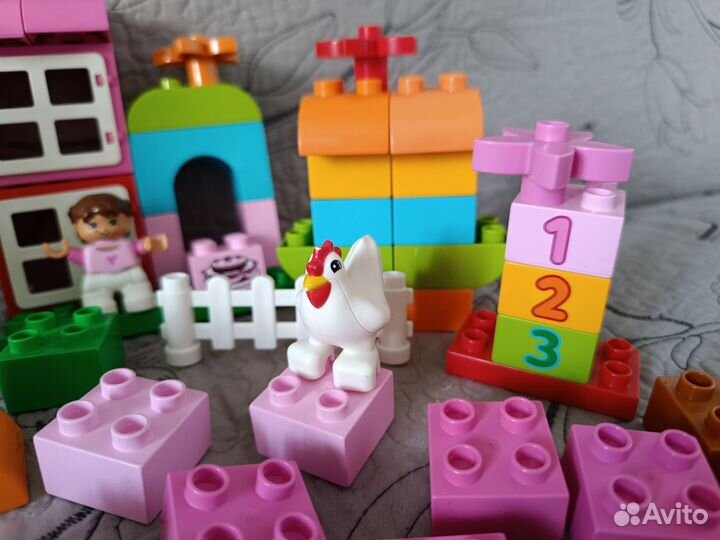 Лего дупло 10571 Лучшие друзья курочка и кролик