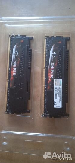 Оперативная память G.Skill Snipe DDR3 2400 мгц 2x8