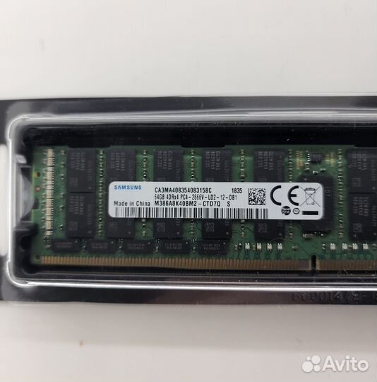 Samsung 2666Mhz 64 ecc DDR4 lrdimm