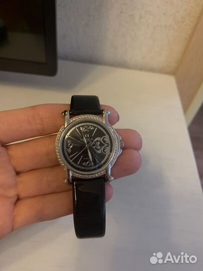 Серебряные часы ника с цирконием