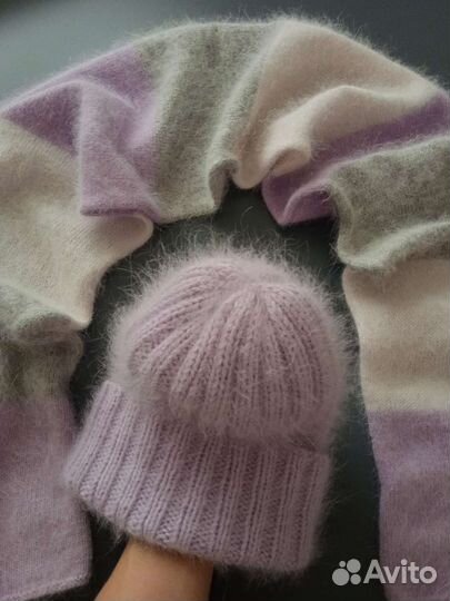 Комплект шапка+шарф