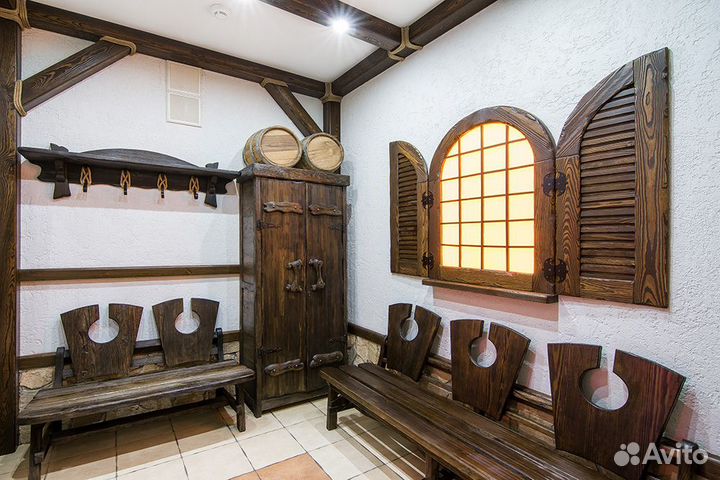 Баня с бассейном