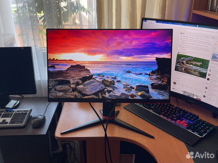 AOC 24G2SPU/BK 165 гц гарантия игровой