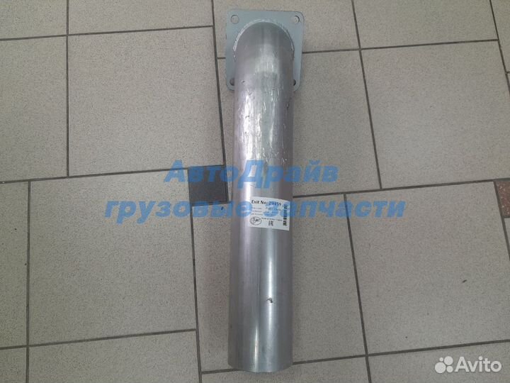 Труба глушителя MAN F2000 приемная