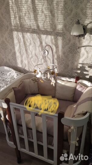 Бортики в детскую кроватку бу