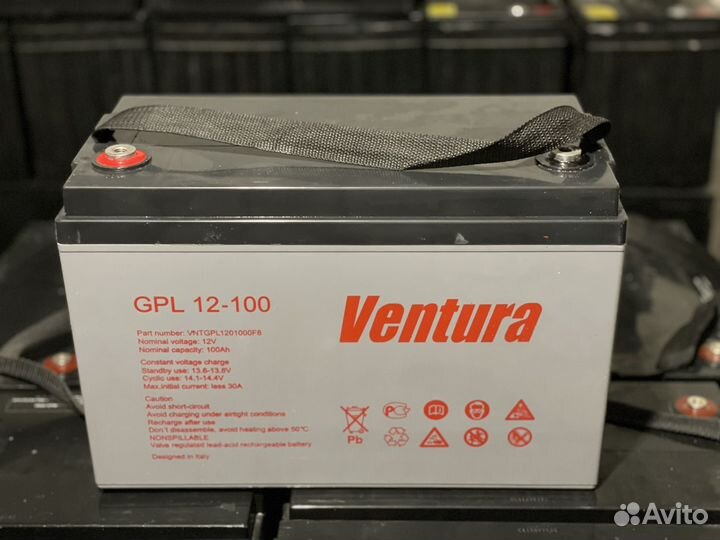 Гелевые аккумуляторы Ventura GPL12-100