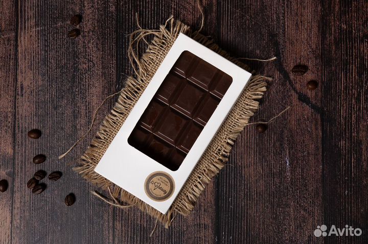 Шоколад с визиткой плитка 70