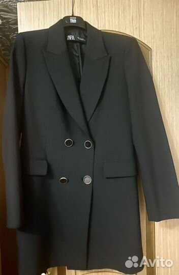 Пиджак zara черный