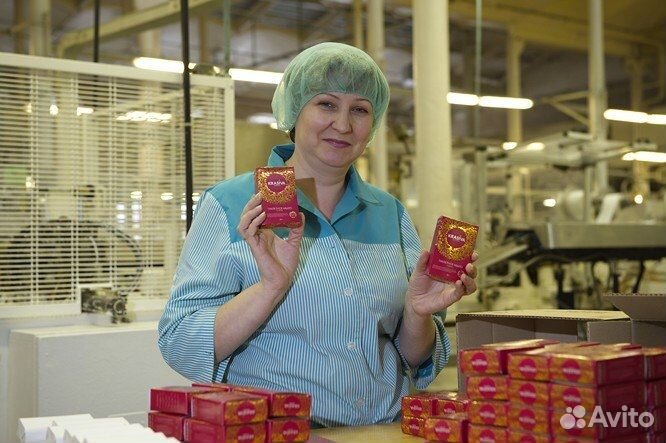 Фасовщик конфет сидя с питанием и проживанием Мск