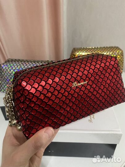 Косметичка женская новая натуральная кожа