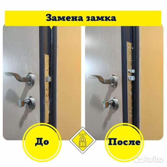 Вскрытие, установка, ремонт и замена замков;