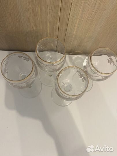 Рюмка для водки с позолотой