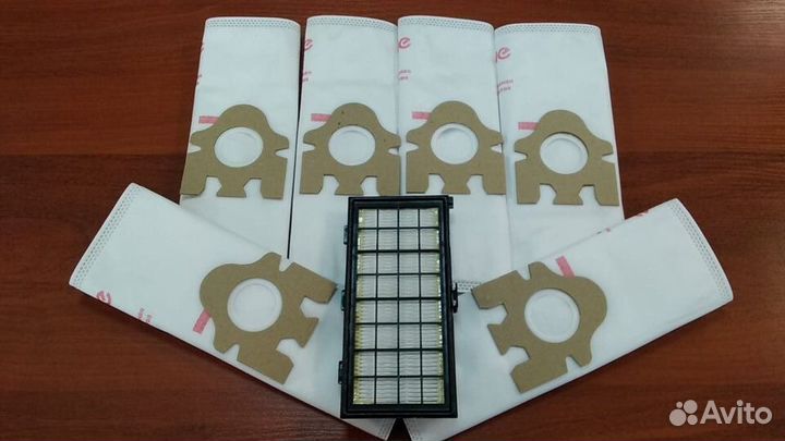 Мешки для пылесоса Miele - 6 штук + Фильтр