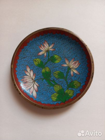 Блюдце клуазоне