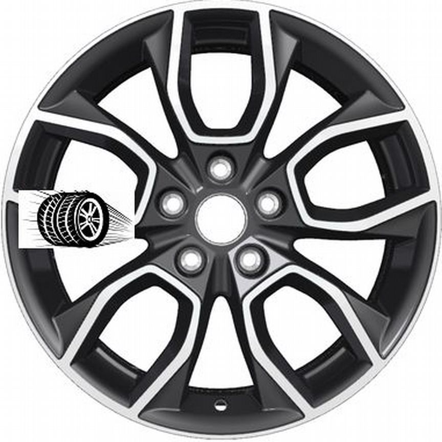 Литые диски Khomen Wheels 7×R17 5×114.3