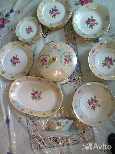 Столовый сервиз Роза гдр