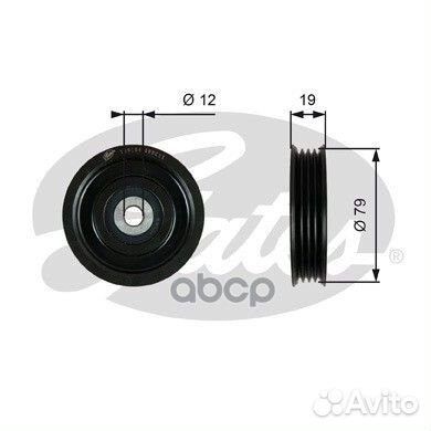 Ролик натяжной приводного ремня T39184 Gates