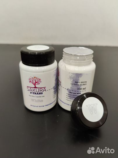 DTF чернила Sakura P-Trans по 100/250/1000 мл