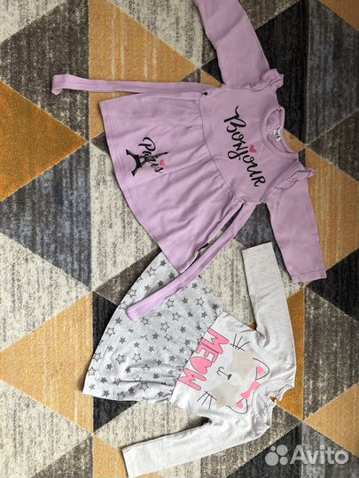 Большой пакет одежды для девочки 1-2 года