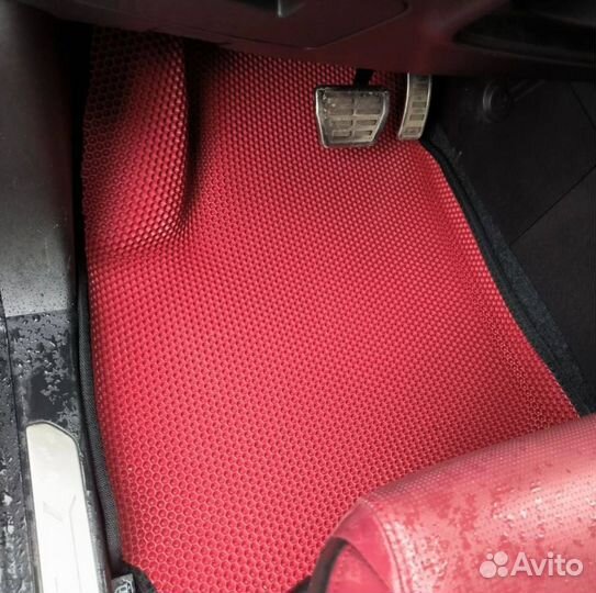 Коврики EVA 3Д на Джетур Х70 черный+черный