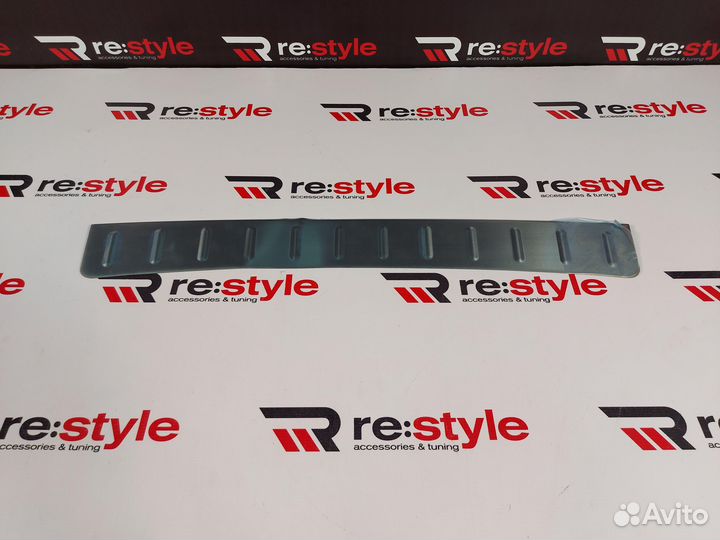 Накладка заднего бампера Honda Fit (GK/GP) Хром