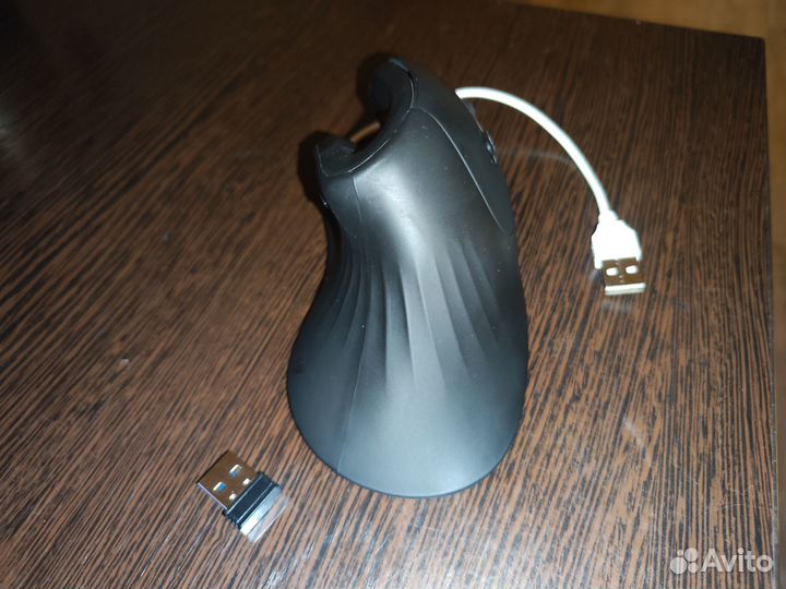 Мышь Вертикальная беспроводная эргономичная, 6 кно