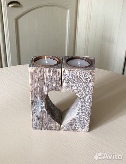 Подсвечник сердечко