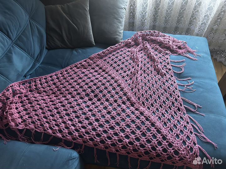 Шаль ручной работы