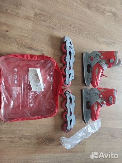 Ролики коньки 2 в 1