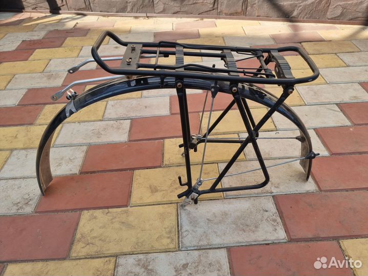 Багажник, крылья, детское кресло на велосипед