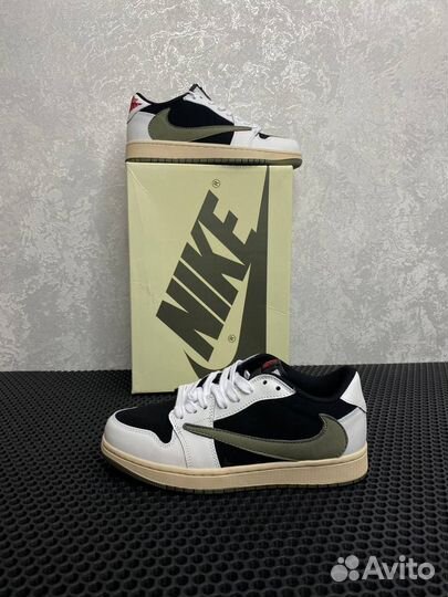 Кроссовки Nike sb dunk low Travis scott Olive