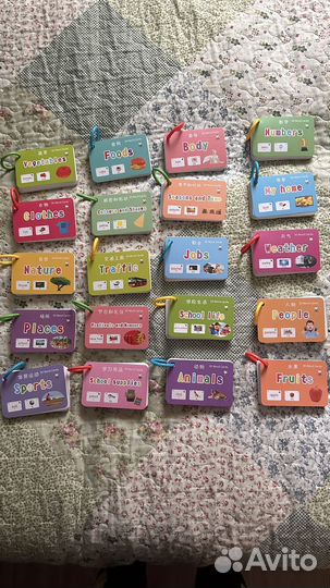 Карточки для изучения английского и китайского