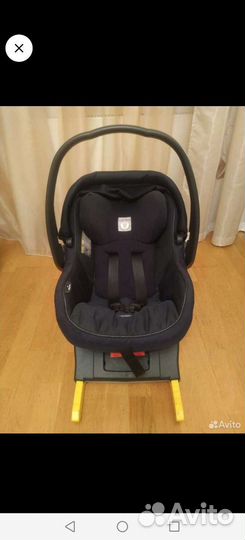Детское автокресло 0+ PegPerego + база IsoFix