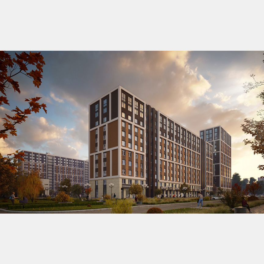 1-к. апартаменты, 41,1 м², 11/17 эт.
